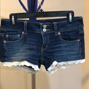 American eagle jean shorts